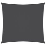 vidaXL Parasol en tissu oxford carré 6x6 m anthracite