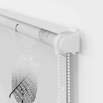 vidaXL Store enrouleur de douche avec cassette largeur du tissu 96 cm