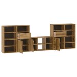 vidaXL Meubles TV 5 Pièces avec rangement ODDA bois de pin massif