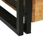 vidaXL Table Basse 90x50x38 cm Bois Massif d'Acacia