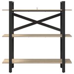 vidaXL Étagère Chêne Sonoma 100 x 33 5 x 102 cm Bois d'ingénierie