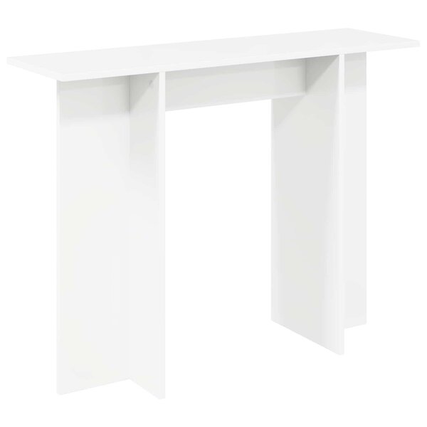 vidaXL Table console Blanc 100 x 30 x 75 cm Bois d'ingénierie