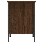 vidaXL Armoire à chaussures chêne marron 38x35x50 cm bois d'ingénierie