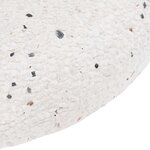 vidaXL Base de parasol pour poteaux de 37/42/52/58 mm en béton blanc  20 kg.