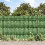 vidaXL Écrans d'intimité de jardin 4 Pièces PVC 35x0 19 m Vert