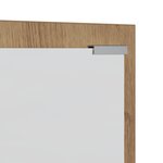 vidaXL Porte-manteau mural Chêne artisan 100 x 10 x 100 cm