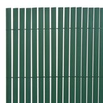 vidaXL Clôture de jardin double face 110x400 cm Vert