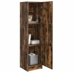 vidaXL Haut Armoire Chêne fumé 31.5 x 32 x 122.5 cm