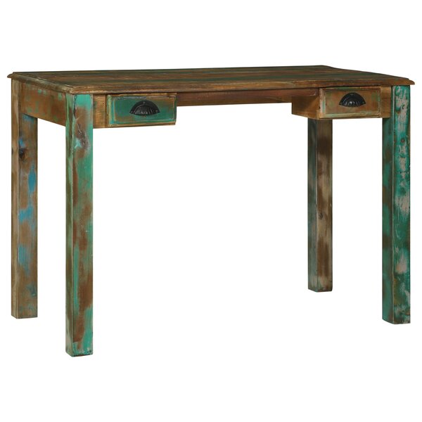 vidaXL Bureau 112x55x76 cm en bois récupéré