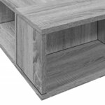 vidaXL Cadre de lit sonoma gris 75x190 cm bois d'ingénierie