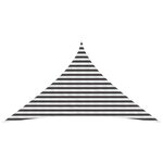 vidaXL Voile d'ombre 3 x 3 x 4 2 m HDPE Triangulaire