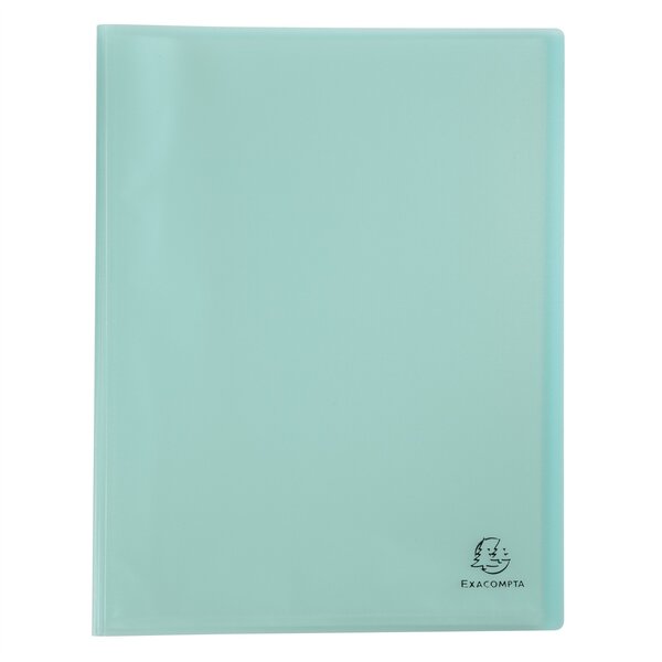 Protège-documents PP semi rigide Chromaline Pastel 80 vues - A4 - Vert pastel EXACOMPTA