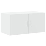 vidaXL Armoire de rangement blanc 80x42 5x225 cm bois d'ingénierie