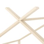 vidaXL Cadre de lit d'enfant Bois de pin massif 80x160 cm