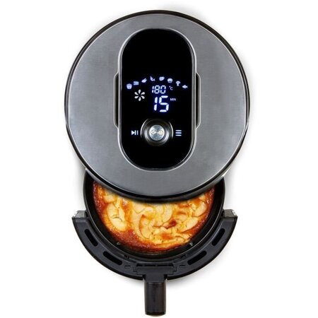 DOMO DO530FR - Deli-Fryer 4L - Friteuse a air chaud - 1,2kg - 80° a 200°C - 8 programmes - Minuterie 60min - Ecran LCD