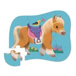 Mini Puzzle - 12 pie ces - Poney