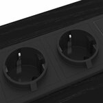 vidaXL Cabinet de chevet Chêne noir 42 x 41 x 61 cm Bois d'ingénierie