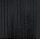 vidaXL Tapis rectangulaire noir 60x300 cm bambou