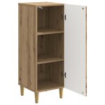 vidaXL Buffet Chêne artisanal 33 x 34 5 x 90 cm Bois d'ingénierie