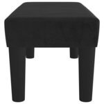 vidaXL Banc Noir 70x30x30 cm Velours