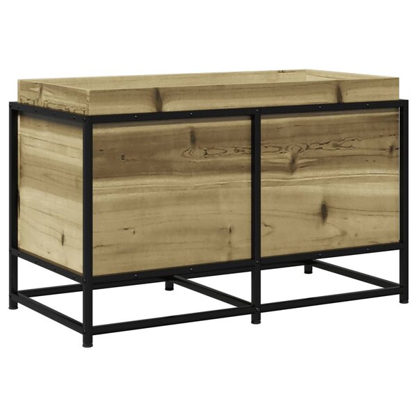 vidaXL Jardinière 80x40x50 cm bois de pin imprégné