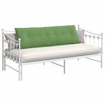 vidaXL Coussin de Dos Vert clair 160 x 50 cm Tissu en velours côtelé
