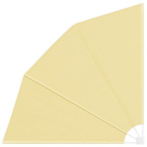 vidaXL Écran de confidentialité pour balcon Couleur sable 210 x 210 cm