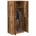 vidaXL Garde-robe vieux bois 80x52x180 cm bois d'ingénierie