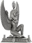 Pièce de monnaie en Argent g 500 (1/2 Kg) Millésime Gods of Ancient Egypt ISIS GODDESS OF MAGIC