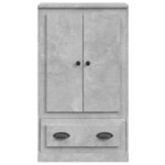 vidaXL Buffet haut gris béton 60x35 5x103 5 cm bois d'ingénierie
