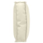 vidaXL Coussin pour dossier de palette Crème 60 x 40 x 12 cm