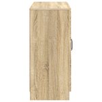 vidaXL Buffet Chêne Sonoma 89 x 34 5 x 77 cm Bois d'ingénierie