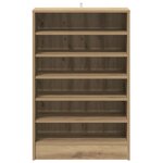 vidaXL Tables de chevet 2 Pièces chêne artisanal bois d'ingénierie