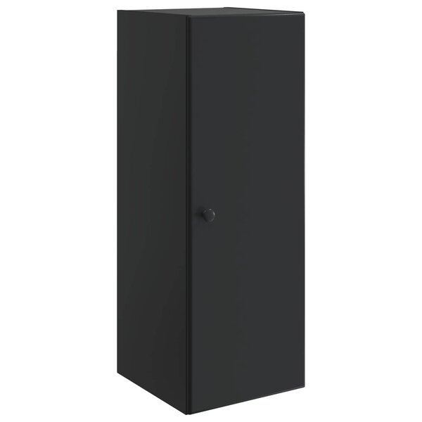 vidaXL Armoire Murale 33 x 34 5 x 90 cm Bois d'ingénierie Noir