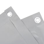 vidaXL Écran d'intimité de balcon gris 1000x90 cm PVC
