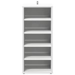 vidaXL Armoires à chaussures 2Pièces Blanc 31 5x35x70cm Bois d'ingénierie