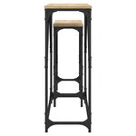 vidaXL Tables console gigognes 2 Pièces chêne sonoma bois d'ingénierie