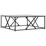 vidaXL Table basse sonoma gris 100x100x40 cm bois d'ingénierie