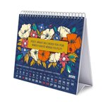 Calendrier 2021 de bureau chevalet 17x20 cm - mensuel multilingue - frida kahlo