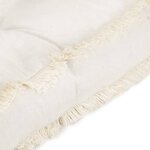 vidaXL Coussin de canapé palette Beige 120x40x7 cm