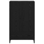 vidaXL Haut Armoire avec tiroir Chêne noir 70 x 31 x 115 cm