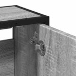 vidaXL Armoire à miroir de salle de bain sonoma gris bois d’ingénierie