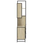 vidaXL Ensemble de meubles de salle de bain 3 Pièces chêne sonoma