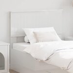 vidaXL Tête de lit Blanc Brillant 90 cm Bois d'ingénierie