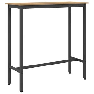 vidaXL table Chêne artisanal 100 x 40 x 100 5 cm