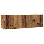 vidaXL Ensemble de meuble TV mural 3 Pièces vieux bois bois d'ingénierie