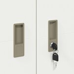 vidaXL Armoire de rangement 2 Pièces Blanc 60 x 40 x 180 cm Acier