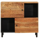 vidaXL Armoire latérale 80x33x75 cm bois massif d'acacia