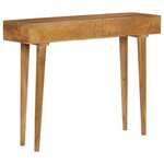 vidaXL Table console Bois de manguier massif 102 x 30 x 79 cm