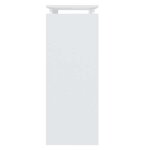 vidaXL Table console blanc 80x30x80 cm bois d'ingénierie